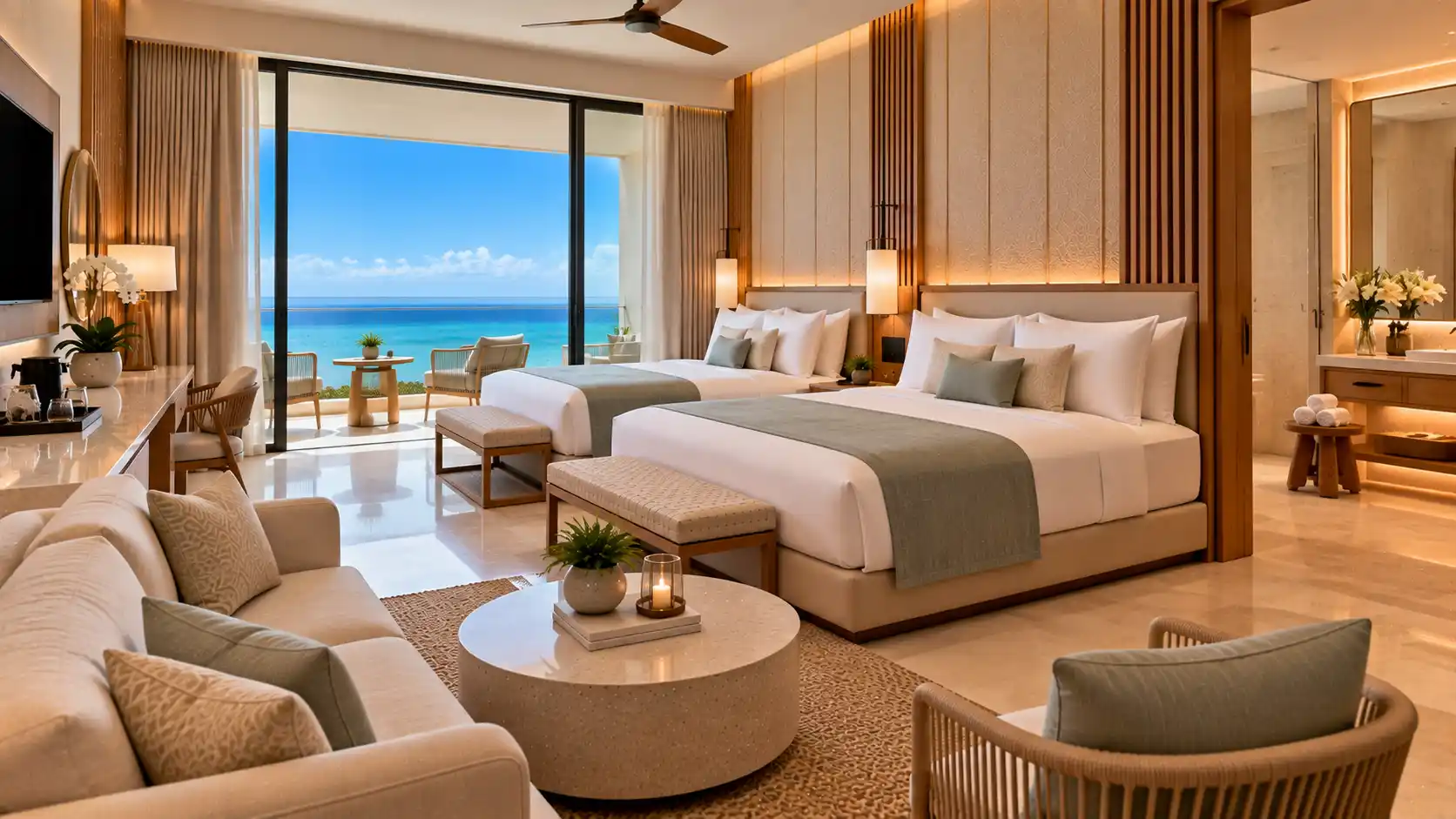 Ocean View Junior Suite – 2 Queen Beds